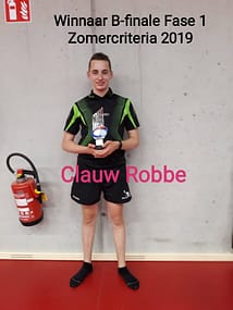 TTC Oostduinkerke Zomercriteria Week 1 Robbe Winst B-finale 2019