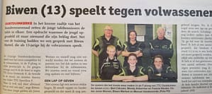 TTC Oostduinkerke Krantenartikel Biwen maart 2018