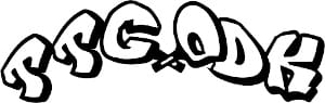 TTC Oostduinkerke Logo Zwarte Letters