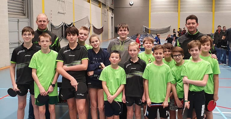 TTC Oostduinkerke Jeugdliga groepsfoto 20192020